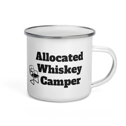 Allocated Whiskey Camper Enamel Mug