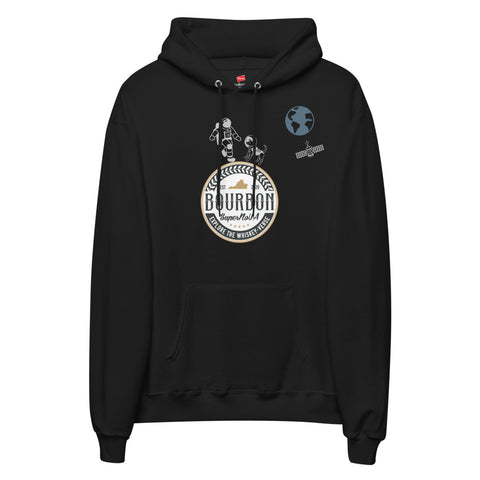 Astronaut Space Logo fleece hoodie